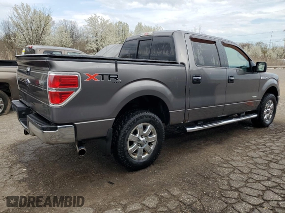 2014 Ford F-150 XL with VIN 1FTFW1ET2EFA73912, listed as a Copart auction lot 54205475 with 162,674 mi miles and Clean Title. Bid and sale history available at carsss.com. Image 3.