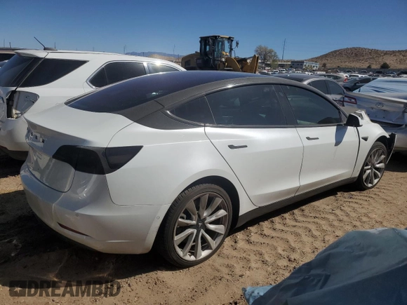 2018 Tesla Model 3 Long Range Battery with VIN 5YJ3E1EB2JF151326, listed as a Copart auction lot 47139055 with 106,271 mi miles and Salvage Title. Bid and sale history available at DreamBid. Image 3.