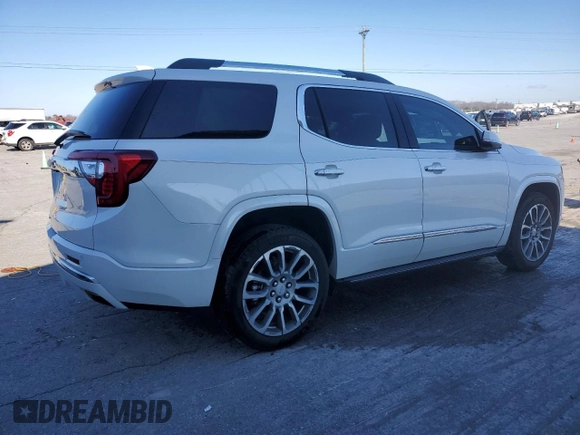 2023 GMC Acadia Denali with VIN 1GKKNPLS7PZ256761, listed as a Copart auction lot 49346845 with 8,290 mi miles and Salvage title. Bid and sale history available at DreamBid. Image 3.