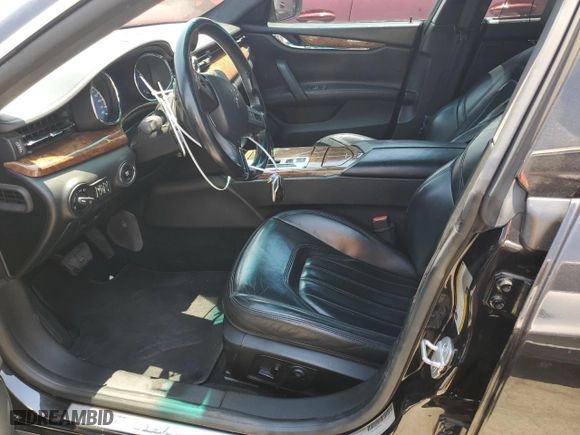 2014 Maserati Quattroporte S Q4 with VIN ZAM56RRAXE1082630, listed as a Copart auction lot 59699864 with 81,535 mi miles and Salvage Title. Bid and sale history available at carsss.com. Image 7.