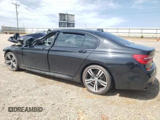 2016 BMW 7 Series 740i with VIN WBA7E2C59GG738509, listed as a Copart auction lot 52097993 with 0 mi miles. Bid and sale history available at carsss.com. Image 2.