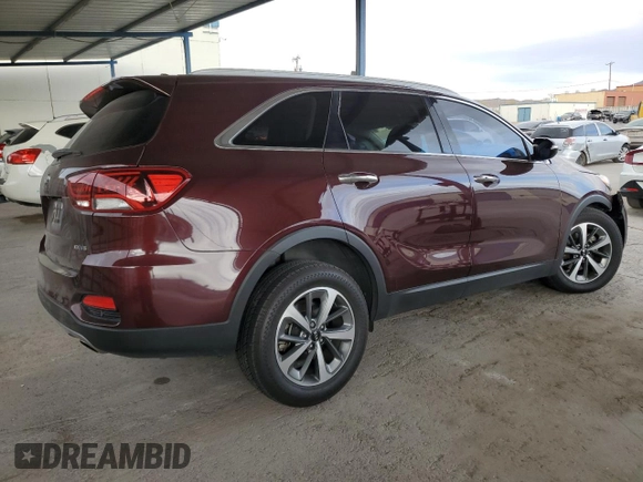 2019 Kia Sorento EX Sport V6 with VIN 5XYPH4A59KG462398, listed as a Copart auction lot 82901194 with 63,812 mi miles and Salvage Title. Bid and sale history available at carsss.com. Image 3.