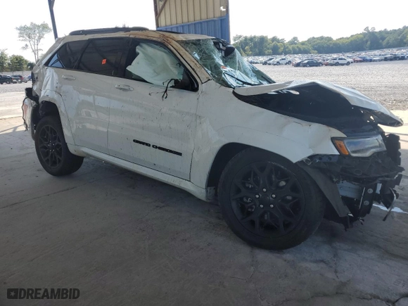 2021 Jeep Grand Cherokee Limited X with VIN 1C4RJFBG5MC728614, listed as a Copart auction lot 70121124 with 0 mi miles and Salvage Title. Bid and sale history available at carsss.com. Image 4.