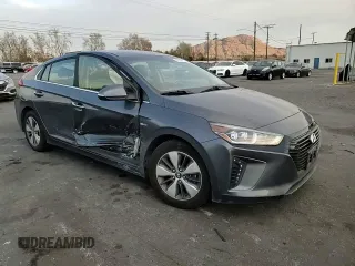 2018 Hyundai Ioniq Limited with VIN KMHC75LDXJU075248, listed as a Copart auction lot 89327145 with 62,321 mi miles and Salvage title. Bid and sale history available at DreamBid. Image 11.