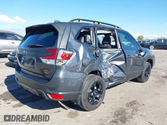 2023 Subaru Forester Wilderness with VIN JF2SKAMC5PH502206, listed as a IAAI auction lot 41033661 with 15,968 mi miles. Bid and sale history available at carsss.com. Image 4.