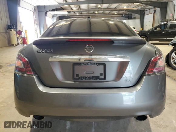 2014 Nissan Maxima SV with VIN 1N4AA5AP6EC912167, listed as a Copart auction lot 61301315 with 124,373 mi miles and Salvage title. Bid and sale history available at DreamBid. Image 6.