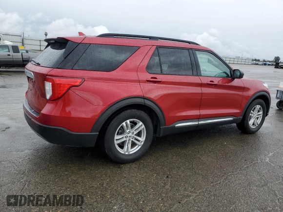 2020 Ford Explorer XLT with VIN 1FMSK7DH8LGC47284, listed as a Copart auction lot 47899495 with 52,016 mi miles and Salvage Title. Bid and sale history available at carsss.com. Image 3.