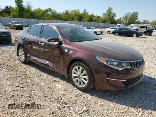 2018 Kia Optima EX with VIN 5XXGU4L33JG261171, listed as a Copart auction lot 75410104 with 66,357 mi miles and Salvage Title. Bid and sale history available at carsss.com. Image 4.