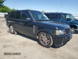 2011 Land Rover Range Rover HSE with VIN SALME1D43BA358396, listed as a Copart auction lot 57462145 with 161,192 mi miles and Salvage title. Bid and sale history available at DreamBid. Image 4.