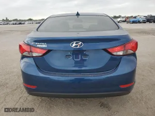 2016 Hyundai Elantra Limited with VIN KMHDH4AE9GU520241, listed as a Copart auction lot 84691234 with 115,831 mi miles and Salvage Title. Bid and sale history available at carsss.com. Image 6.