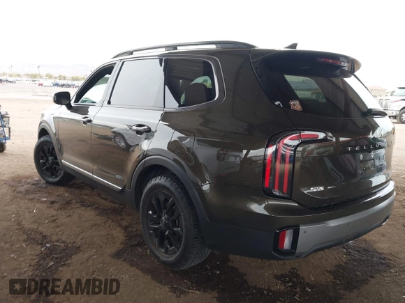 2023 Kia Telluride SX Prestige X-Line with VIN 5XYP5DGC5PG407971, listed as a IAAI auction lot 41578334 with 50,481 mi miles and . Bid and sale history available at DreamBid. Image 3.