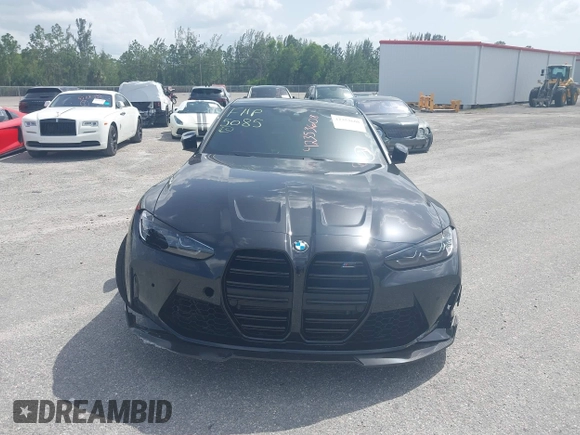 2024 BMW M3 Competition with VIN WBS33AY0XRFS35085, listed as a IAAI auction lot 42353608 with 6,991 mi miles and . Bid and sale history available at DreamBid. Image 12.
