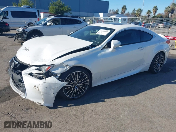 2015 Lexus RC 350 F Sport z VIN JTHHE5BC5F5002233, wystawiony jako IAAI lot #41338345 z przebiegiem 214 384 mil mil oraz . Historia ofert i sprzedaży dostępna na DreamBid. Obrazek 2.