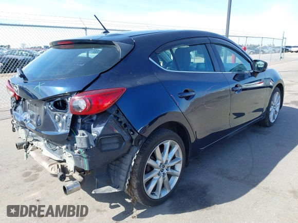 2017 Mazda 3 Touring with VIN 3MZBN1L7XHM119916, listed as a IAAI auction lot 41853321 with 118,822 mi miles. Bid and sale history available at carsss.com. Image 4.