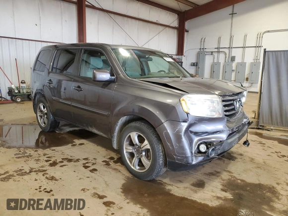 2015 Honda Pilot SE with VIN 5FNYF4H3XFB077301, listed as a Copart auction lot 50770575 with 90,373 mi miles and Salvage Title. Bid and sale history available at DreamBid. Image 4.