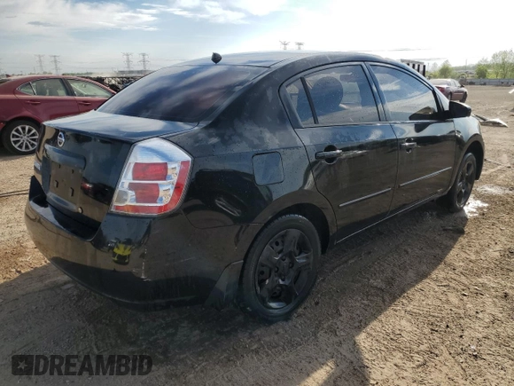 2008 Nissan Sentra S with VIN 3N1AB61E48L720866, listed as a Copart auction lot 55449045 with 147,531 mi miles and Salvage title. Bid and sale history available at DreamBid. Image 3.