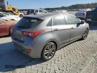 2016 Hyundai Elantra GT with VIN KMHD35LHXGU303549, listed as a Copart auction lot 74973834 with 0 mi miles and Salvage Title. Bid and sale history available at carsss.com. Image 3.