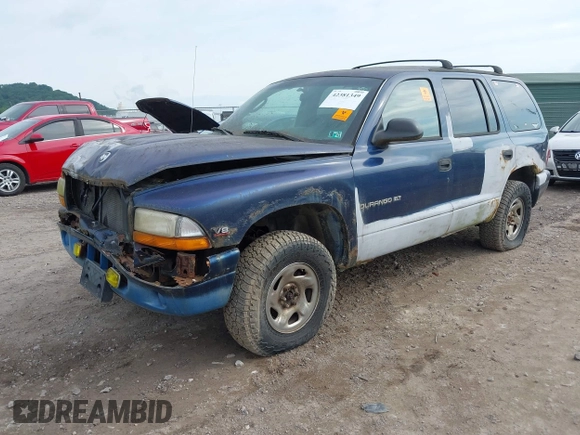 1999 Dodge Durango z VIN 1B4HS28Y0XF665181, wystawiony jako IAAI lot #42381349 z przebiegiem Nie podano mil oraz . Historia ofert i sprzedaży dostępna na DreamBid. Obrazek 2.
