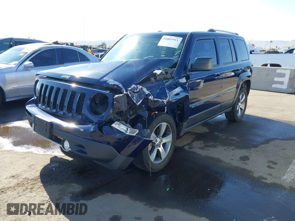2017 Jeep Patriot High Altitude with VIN 1C4NJRFBXHD135393, listed as a IAAI auction lot 42003911 with 110,901 mi miles. Bid and sale history available at carsss.com. Image 17.