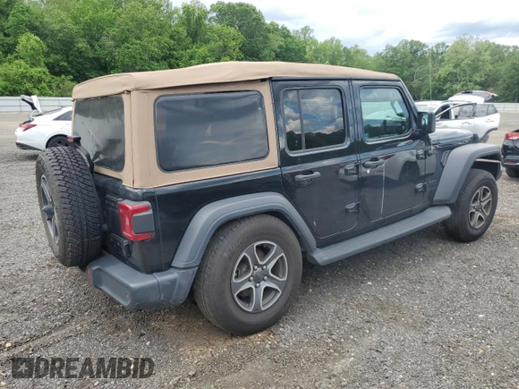 2020 Jeep Wrangler Unlimited Sport с VIN 1C4HJXDG5LW238170, выставлен на аукционе Copart как лот 55970665 с пробегом 91 713 миль миль и Списание • Salvage title. История ставок и продаж доступна на DreamBid. Изображение 3.