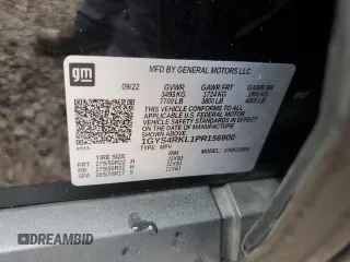 2023 Cadillac Escalade ESV 4WD Sport Platinum z VIN 1GYS4RKL1PR156900, wystawiony jako Copart lot #56356725 z przebiegiem 107 759 mil mil oraz Czysty tytuł • Clean title. Historia ofert i sprzedaży dostępna na DreamBid. Obrazek 14.