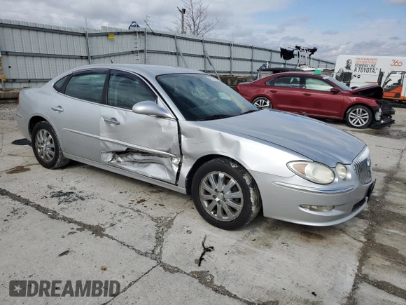 2009 Buick LaCrosse CXL with VIN 2G4WD582091187996, listed as a Copart auction lot 50379955 with 129,025 mi miles and Salvage Title. Bid and sale history available at carsss.com. Image 4.