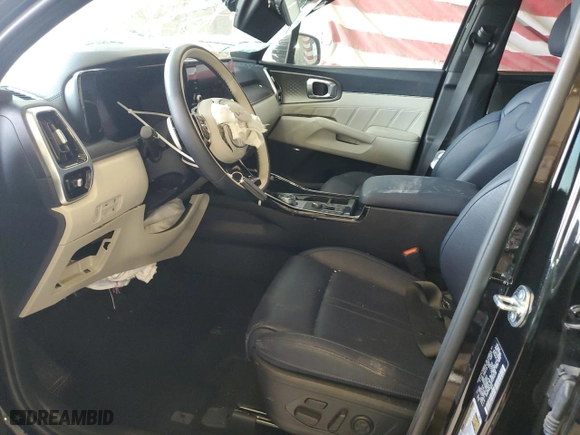 2023 Kia Sorento Plug-In Hybrid SX Prestige with VIN KNDRMDLH4P5205239, listed as a Copart auction lot 64204714 with 14,835 mi miles and Salvage Title. Bid and sale history available at carsss.com. Image 7.