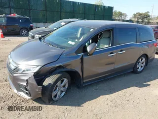 2019 Honda Odyssey EX with VIN 5FNRL6H53KB015260, listed as a IAAI auction lot 42106324 with 67,447 mi miles. Bid and sale history available at carsss.com. Image 2.