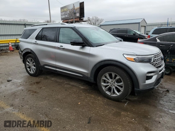 2021 Ford Explorer Limited с VIN 1FMSK7FH3MGA85756, выставлен на аукционе Copart как лот 47276695 с пробегом 76 220 миль миль и Списание • Salvage title. История ставок и продаж доступна на DreamBid. Изображение 4.