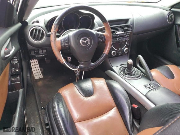 2004 Mazda RX-8 with VIN JM1FE173740121163, listed as a Copart auction lot 84343154 with 192,221 mi miles and Clean Title. Bid and sale history available at carsss.com. Image 8.