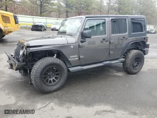 2018 Jeep Wrangler JK Unlimited Sport S with VIN 1C4HJWDG2JL839433, listed as a Copart auction lot 51376545 with 124,012 mi miles and Salvage Title. Bid and sale history available at carsss.com. Image 1.
