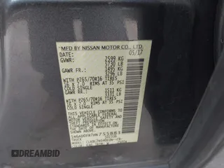 2017 Nissan Frontier SV with VIN 1N6AD0FR7HN755883, listed as a IAAI auction lot 41761353 with 80,151 mi miles and . Bid and sale history available at DreamBid. Image 9.