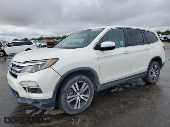 2017 Honda Pilot EX with VIN 5FNYF6H34HB042249, listed as a Copart auction lot 49176455 with 127,698 mi miles and Salvage Title. Bid and sale history available at DreamBid. Image 1.