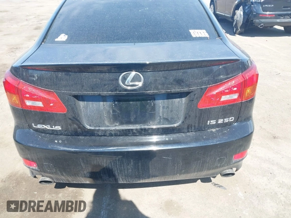 2007 Lexus IS 250 with VIN JTHBK262475047499, listed as a IAAI auction lot 41870608 with 66,114 mi miles. Bid and sale history available at carsss.com. Image 16.