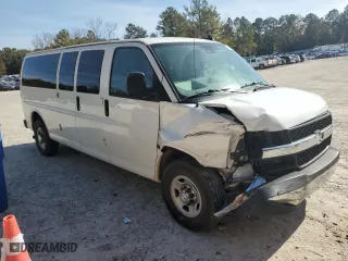 2019 Chevrolet Express Passenger LT with VIN 1GAZGPFG2K1194651, listed as a Copart auction lot 79104414 with 137,683 mi miles and Salvage Title. Bid and sale history available at carsss.com. Image 4.