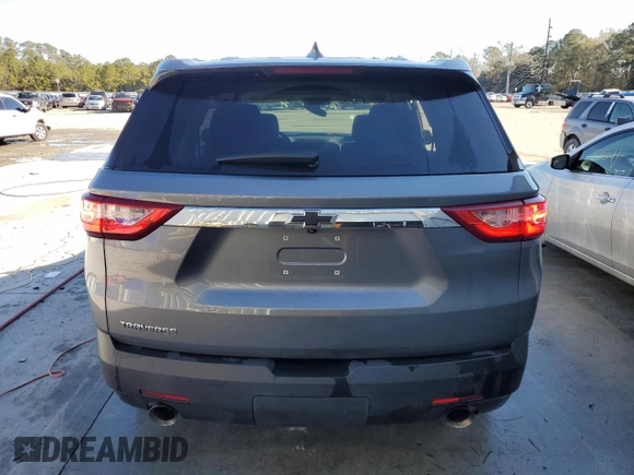 2021 Chevrolet Traverse LS with VIN 1GNERFKW4MJ245004, listed as a Copart auction lot 88063325 with 95,832 mi miles and Salvage title. Bid and sale history available at DreamBid. Image 6.