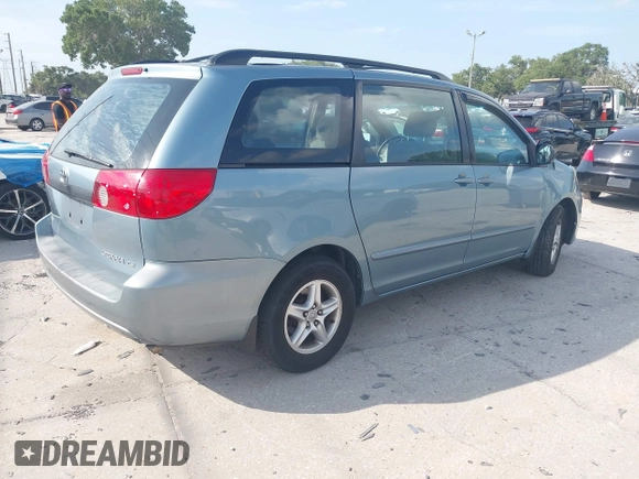 2008 Toyota Sienna CE z VIN 5TDZK23C38S116420, wystawiony jako IAAI lot #42373161 z przebiegiem 190 829 mil mil oraz . Historia ofert i sprzedaży dostępna na DreamBid. Obrazek 4.