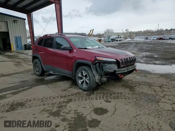 2017 Jeep Cherokee Trailhawk z VIN 1C4PJMBS4HW504142, wystawiony jako Copart lot #87918245 z przebiegiem 133 324 mil mil oraz Szkoda całkowita • Salvage title. Historia ofert i sprzedaży dostępna na DreamBid. Obrazek 12.