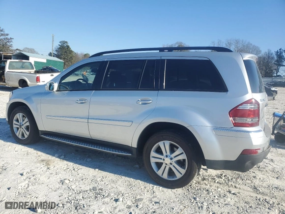 2008 Mercedes-Benz GL-Class 4.6L with VIN 4JGBF71E78A384595, listed as a Copart auction lot 47186995 with 88,709 mi miles and Salvage Title. Bid and sale history available at carsss.com. Image 2.