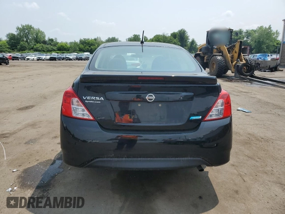 2015 Nissan Versa SV with VIN 3N1CN7AP4FL831812, listed as a Copart auction lot 59903055 with 92,405 mi miles and Salvage title. Bid and sale history available at DreamBid. Image 6.