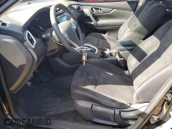 2016 Nissan Rogue S with VIN JN8AT2MVXGW153980, listed as a Copart auction lot 53069025 with 152,680 mi miles and Salvage Title. Bid and sale history available at DreamBid. Image 7.