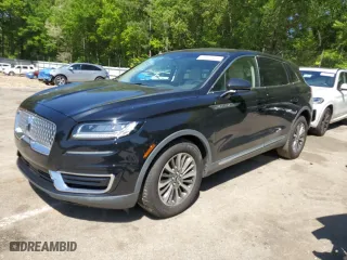 2019 Lincoln Nautilus Select with VIN 2LMPJ6K99KBL25192, listed as a Copart auction lot 48741623 with 43,481 mi miles. Bid and sale history available at carsss.com. Image 1.