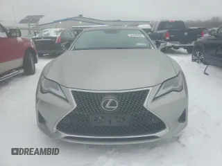 2021 Lexus RC with VIN JTHD85EC9M5006512, listed as a Copart auction lot 42838405 with 38,719 mi miles and Salvage Title. Bid and sale history available at carsss.com. Image 5.