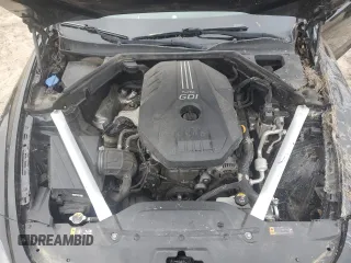 2018 Kia Stinger Premium with VIN KNAE25LA2J6017296, listed as a Copart auction lot 80624334 with 102,407 mi miles and Salvage Title. Bid and sale history available at DreamBid. Image 12.