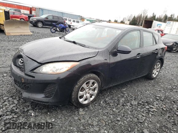 2013 Mazda 3 GX with VIN JM1BL1KF8D1760698, listed as a Copart auction lot 77832584 with 183,796 mi miles and Salvage Title. Bid and sale history available at carsss.com. Image 1.