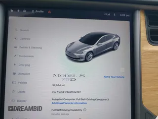 2018 Tesla Model S 75D с VIN 5YJSA1E26JF264767, выставлен на аукционе IAAI как лот 42434614 с пробегом 38 054 миль миль и . История ставок и продаж доступна на DreamBid. Изображение 7.