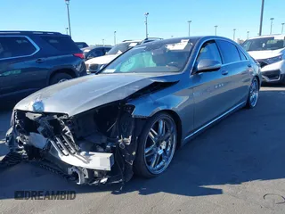 2015 Mercedes-Benz S-Class S 550 with VIN WDDUG8CB6FA185219, listed as a IAAI auction lot 41331211 with 1 mi miles. Bid and sale history available at carsss.com. Image 22.