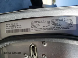 2020 Ram 2500 Tradesman with VIN 3C6UR5CL9LG257613, listed as a Copart auction lot 86607464 with 79,944 mi miles and Salvage Title. Bid and sale history available at carsss.com. Image 12.