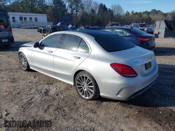 2016 Mercedes-Benz C C 300 with VIN 55SWF4JB8GU153882, listed as a IAAI auction lot 41813135 with 78,428 mi miles. Bid and sale history available at carsss.com. Image 3.