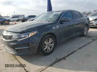 2016 Kia Optima LX z VIN KNAGT4L39G5084154, wystawiony jako Copart lot #43064805 z przebiegiem 156 970 mil mil oraz Szkoda całkowita • Salvage title. Historia ofert i sprzedaży dostępna na DreamBid. Obrazek 1.